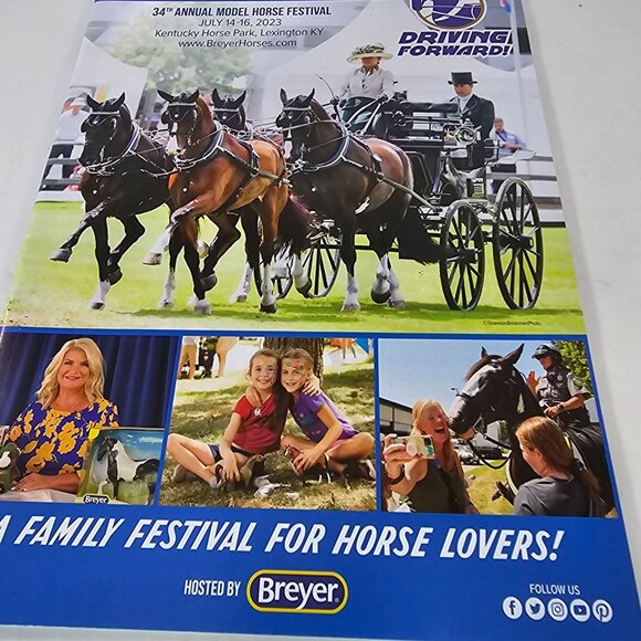 Breyerfest 2023 Model Horse Festival Official Program Magazine - Picture 1 of 9